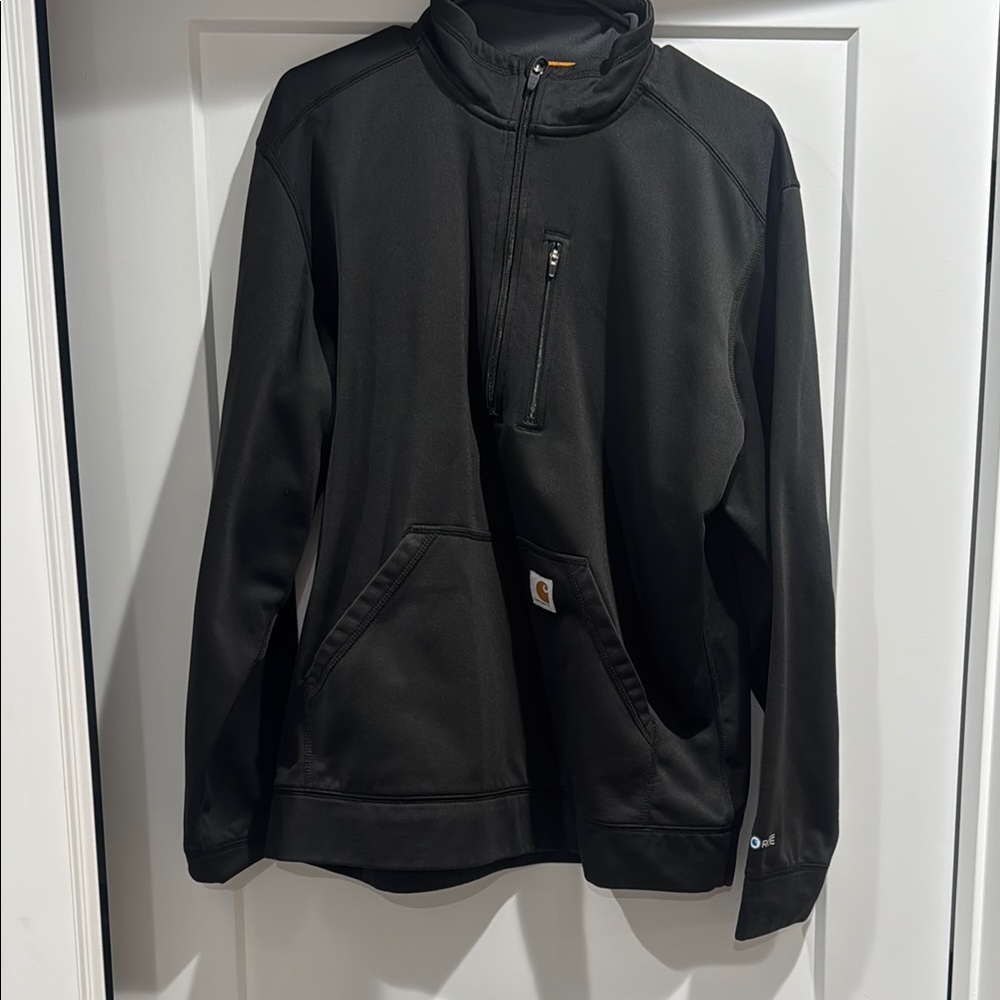 Carhartt Black Quarter-Zip Sweatshirt